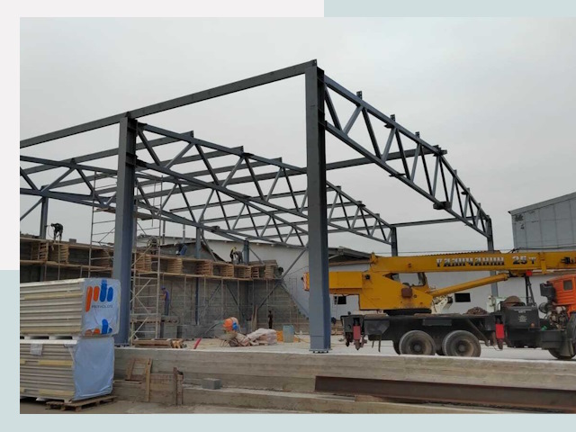 Строительство цехов в Липецке