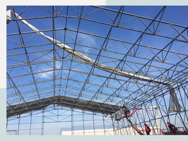 Шатровые ангары от 624 руб. в Липецке и Липецкой области