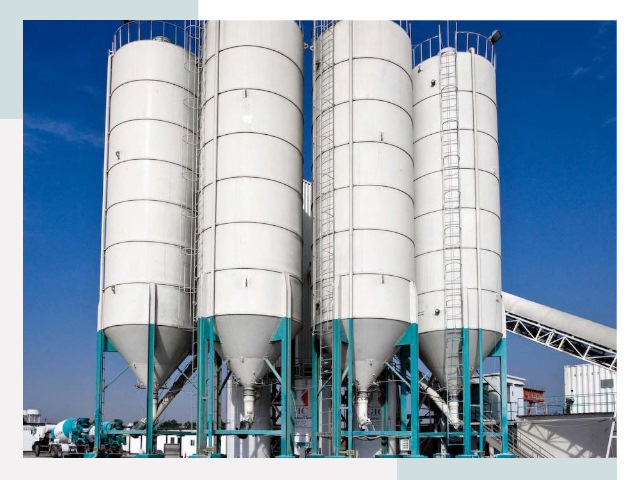 Строительство цементных силосов в Липецке