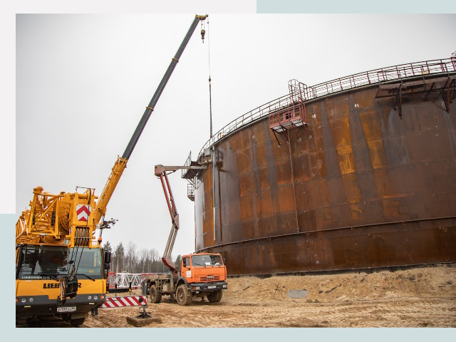 Монтаж резервуаров в Липецке от 624 руб. за м³