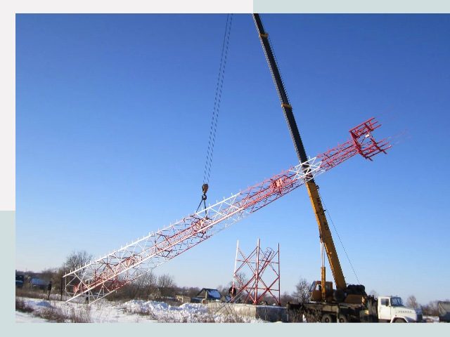 Строительство башен связи в Липецке от 624 руб.