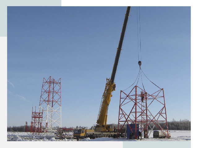 Монтаж вышек связи в Липецке