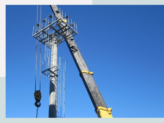 Монтаж осветительных мачт в Липецк от 624 руб.