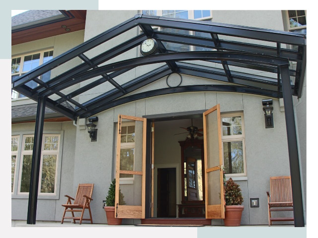 Козырьки металлические в Липецке