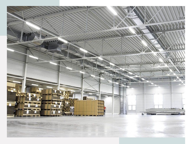 Освещение ангаров в Липецке