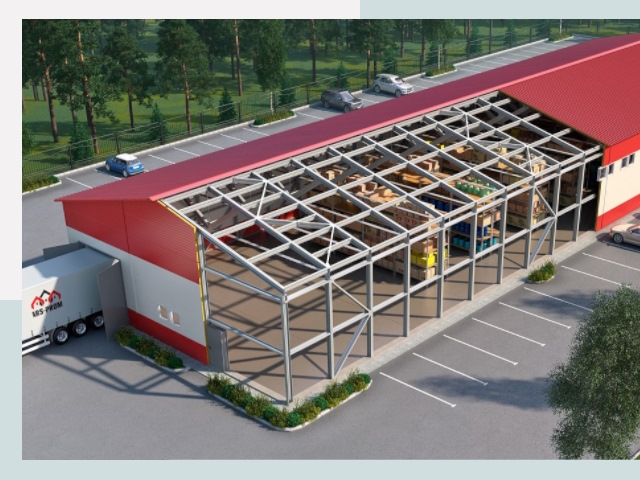 Проектирование ангаров в Липецке от 624 руб.