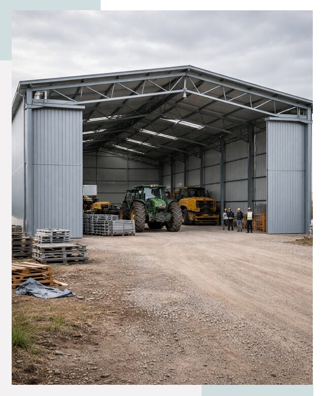 Ангары для сельхозтехники в Липецке от 20788 р. | СтальСтрой-Лпц