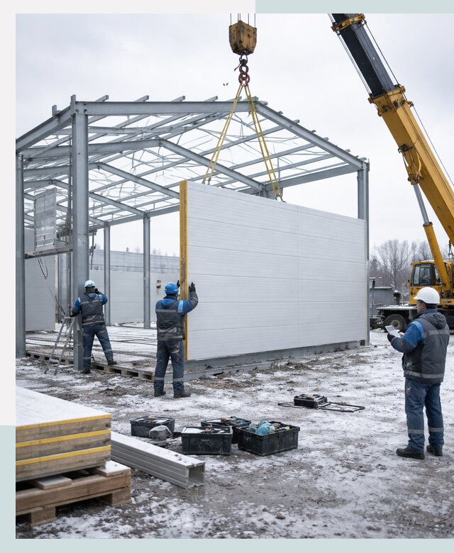Строительство холодильных складов под ключ в Липецке