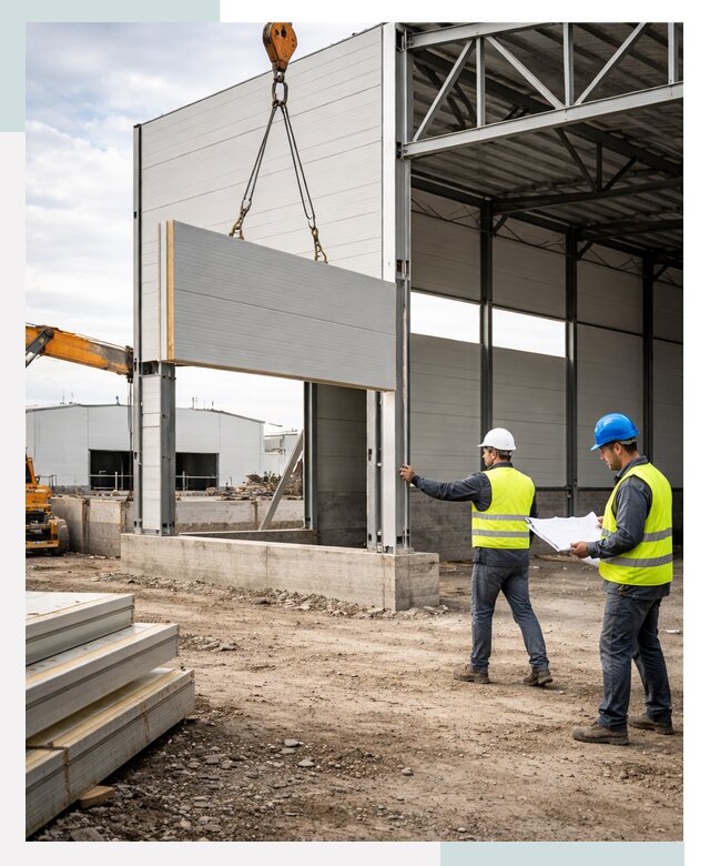 Склад из сэндвич панелей под ключ в Липецке от 9874 р. | СтальСтрой-Лпц