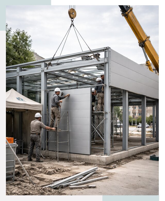 СтальСтрой-Лпц: торговый павильон под ключ в Липецке от 36379 р.