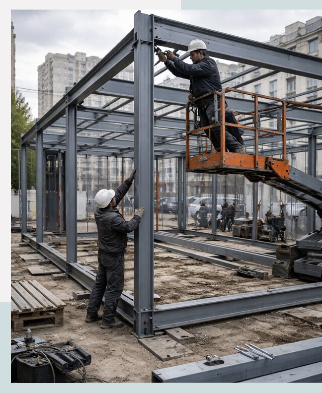 Строительство и монтаж торговых павильонов под ключ в Липецке