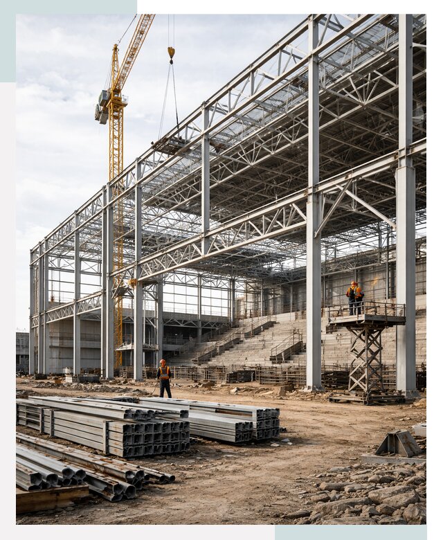 Строительство спортивных комплексов в Липецке от 31182 р. | СтальСтрой-Лпц