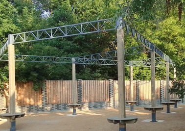 Терраса из металлоконструкций под ключ, проектирование, изготовление и монтаж от СтальСтрой-Лпц